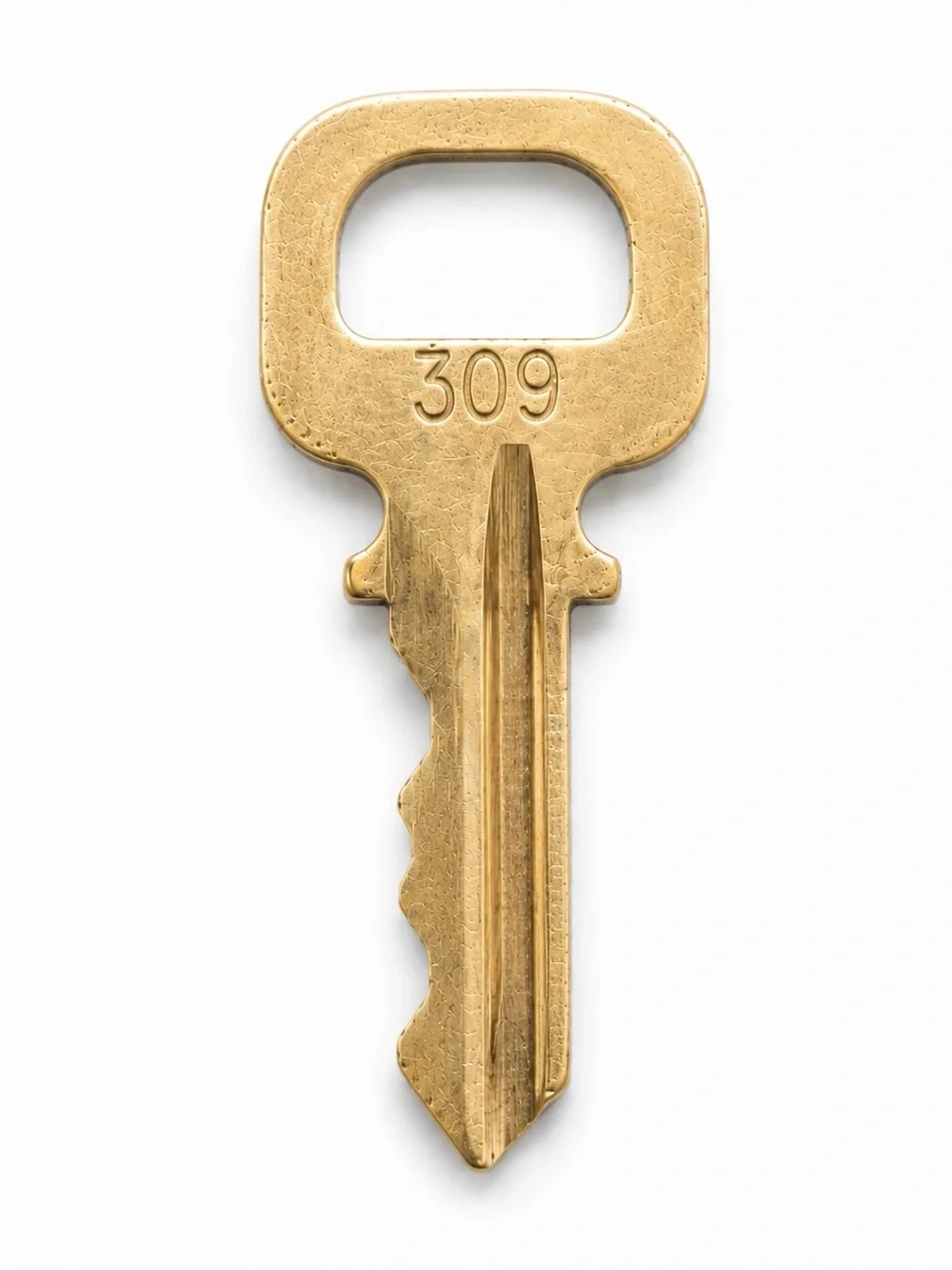 Authentic Louis Vuitton Lock & Matching Key #309 Brass Made in France
